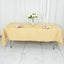Premium Polyester 60"x102" Rectangle Tablecloth Champagne - Durable 220GSM Wrinkle-Resistant Table Cover