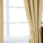 2 Pack Champagne 330 GSM Premium Velvet Thermal Blackout Curtains With Chrome Grommet Window Treatment Panels - 52"x64"