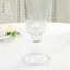 4-Pack Glass Trumpet Vases Ribbed Design Clear - Durable Flower Centerpieces for Events 26"