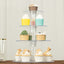 4-Tier Acrylic Round Cupcake Stand Clear - Buffet Party Tables 14"