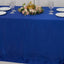 Lamour Satin 90"x132" Rectangle Tablecloth Royal Blue - Soft & Silk-Like Seamless Table Cover