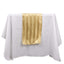 Satin 12"x108" Table Runner Champagne - Stripe Table Decor