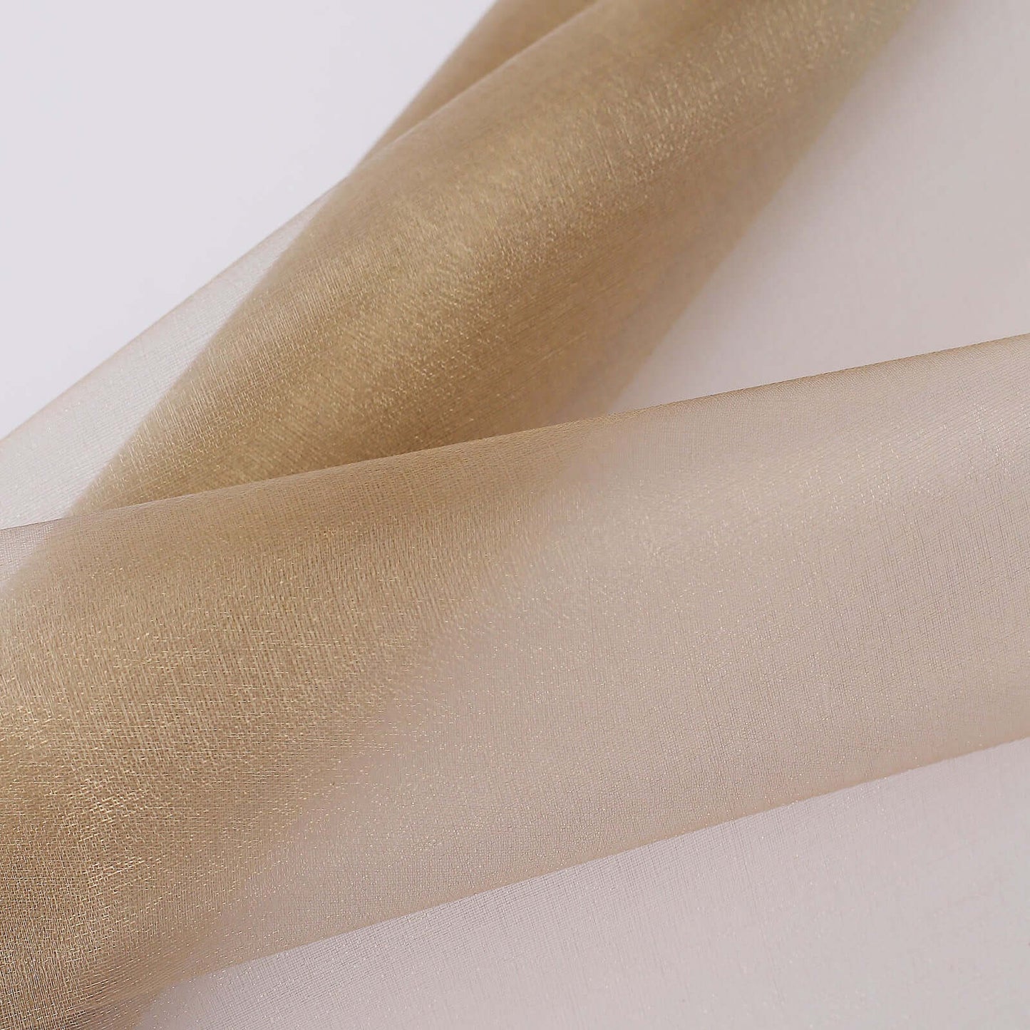 12"x10yd Natural Sheer Chiffon Fabric Bolt, DIY Voile Drapery Roll