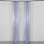 2 Pack Dusty Blue Sequin Event Curtain Drapes with Rod Pockets, Seamless Backdrop Event Panels - 8ftx2ft