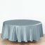 Satin 108" Round Tablecloth Dusty Blue - Smooth and Lustrous Table Cover