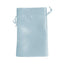 12 Pack 6"x9" Dusty Blue Satin Wedding Party Favor Bags, Drawstring Pouch Gift Bags