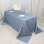 Scuba Rectangular 90"x132" Tablecloth Dusty Blue - Wrinkle Free, Stain Resistant & Seamless Table Cover