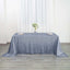 Sequin 90"x132" Rectangle Tablecloth Dusty Blue - Seamless Sparkly Table Cover