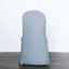 Polyester Slip On Banquet Chair Covers Dusty Blue - Stain-Resistant Reusable Durable Fabric