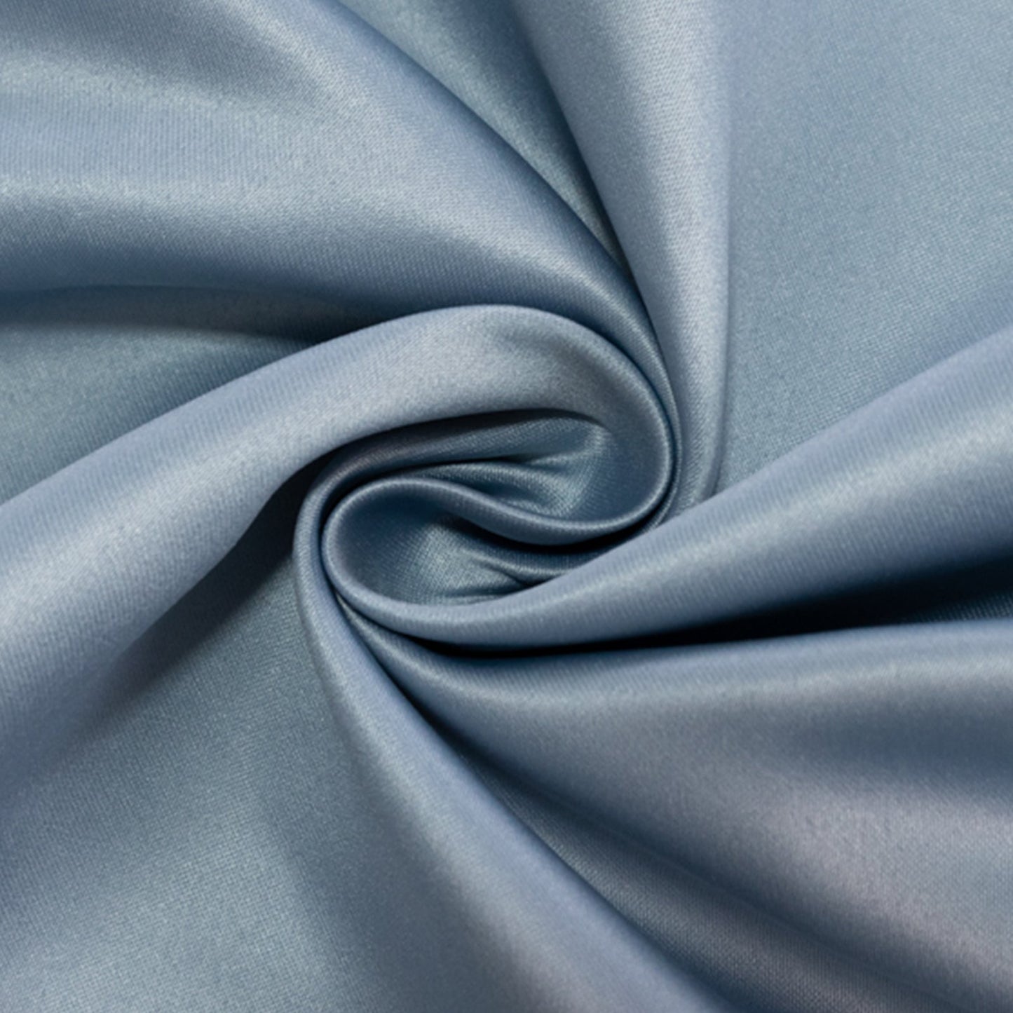 Lamour Satin 60"x126" Rectangle Tablecloth Dusty Blue - Soft & Silk-Like Table Cover