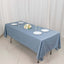 Scuba Rectangular 60"x102" Tablecloth Dusty Blue - Wrinkle Free & Stain Resistant Table Cover