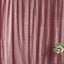 Dusty Rose Crushed Velvet Backdrop Curtain â€“ 8ft x 8ft Event Drape with Rod Pocket, Privacy Panel for Photo Booths & Events