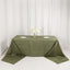 Taffeta 90"x156" Rectangle Tablecloth Dusty Sage Green - Accordion Crinkle Seamless Table Cover