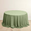 Scuba Round 132" Tablecloth Dusty Sage Green - Wrinkle Free & Stain Resistant Seamless Table Cover