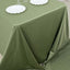 Scuba Rectangular 90"x156" Tablecloth Dusty Sage Green - Wrinkle Free, Stain Resistant & Seamless Table Cover