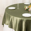 Satin 90"x90" Table Overlay Square Tablecloth Dusty Sage Green - Smooth Finish Table Topper