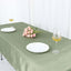 Satin Rectangular 60"x102" Tablecloth Dusty Sage Green - Smooth and Lustrous Table Cover