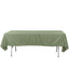 Polyester 60"x126" Rectangle Tablecloth Dusty Sage Green - Wrinkle-Resistant Table Cover