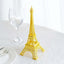 Eiffel Tower Table Centerpiece Metal Gold - Stylish Decorative Cake Topper for Parties & Gatherings 10"