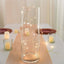 6-Pack Glass Flower Vases Cylinder Design Heavy Duty Clear - Stylish Centerpieces for Weddings 14"