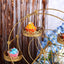 Metal Ferris Wheel Cupcake Holder Gold - Large Decorative Rotating Dessert Display Stand for Carnival-Themed Events Baby Showers & Weddings 23"