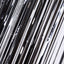 8ft Black Metallic Tinsel Foil Fringe Doorway Curtain Party Backdrop
