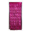 8ft Fuchsia Metallic Tinsel Foil Fringe Doorway Curtain Party Backdrop