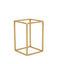 2-Pack Wedding Flower Stand Gold Metal Geometric Column Frame Rectangular - Versatile Floral Pedestal for Sophisticated Arrangements 12"