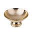Metal Pedestal Flower Pot Round Design Gold - Floating Candle Bowl and Display Dish 12"