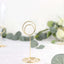 10-Pack Metal Card Holder Stands Mini Circle Hoop Design Gold - Table Number Stands and Wedding Place Card Menu Clips 3.5"