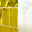 Shiny Gold Metallic Foil Rectangle Curtain Party Backdrop Door Window Curtain - 3ftx6.5ft