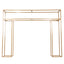 5ft Over the Table Stand in Gold, Freestanding Rectangular Double Frame Over the Table Rod for Floral Balloon DÃ©cor