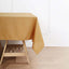 Polyester Square 70"x70" Tablecloth Gold - Wrinkle-Resistant & Durable Table Cover