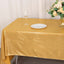 Sequin Dots Polyester 60"x126" Rectangle Tablecloth Shimmering Gold - Wrinkle Free & Sparkling Table Cover for Stylish Event Decor
