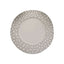 6-Pack Round Charger Plates 13" in Gray with Hammered Rim, Matte Finish Modern Dinner Charger Tableware
