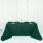 Taffeta 90"x156" Rectangle Tablecloth Hunter Emerald Green - Accordion Crinkle Seamless Table Cover
