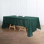 Polyester 60"x126" Rectangle Tablecloth Hunter Emerald Green - Wrinkle-Resistant Table Cover