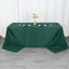 Premium Polyester 90"x132" Rectangle Tablecloth Hunter Emerald Green - Seamless 220GSM Stain-Resistant Design