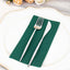 20 Pack Linen-Like Paper 8.5"x4" Napkins Hunter Emerald Green - Highly Absorbent & Disposable Airlaid Guest Towels