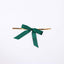 50 Pcs 3" Satin Ribbon Bows With Twist Ties, Gift Basket Party Favor Bags Decor - Hunter Emerald Green Classic Style