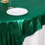 Polyester 72"x72" Table Overlay Square Tablecloth Hunter Emerald Green - Sequin Dots Wrinkle-Free Table Cover