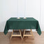 Polyester Square 70"x70" Tablecloth Hunter Emerald Green - Wrinkle-Resistant & Durable Table Cover