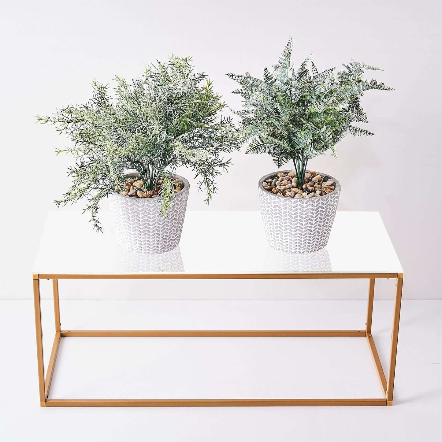 2-Pack Acrylic Plexiglass Sheets Rectangular Side Plates White - Protective Film Coating 24"x10"