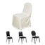 Scuba Stretch Chair Cover Ivory for Banquet Chairs Slim Fit Design - Wrinkle Free and Durable Slipcover