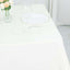Premium Polyester Square Tablecloth 70"x70" Ivory 220GSM Wrinkle-Resistant Table Cover