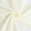 Spandex Rectangle 72"x30" Table Skirt Ivory with Wavy Skirt-Like Effect Table Cover