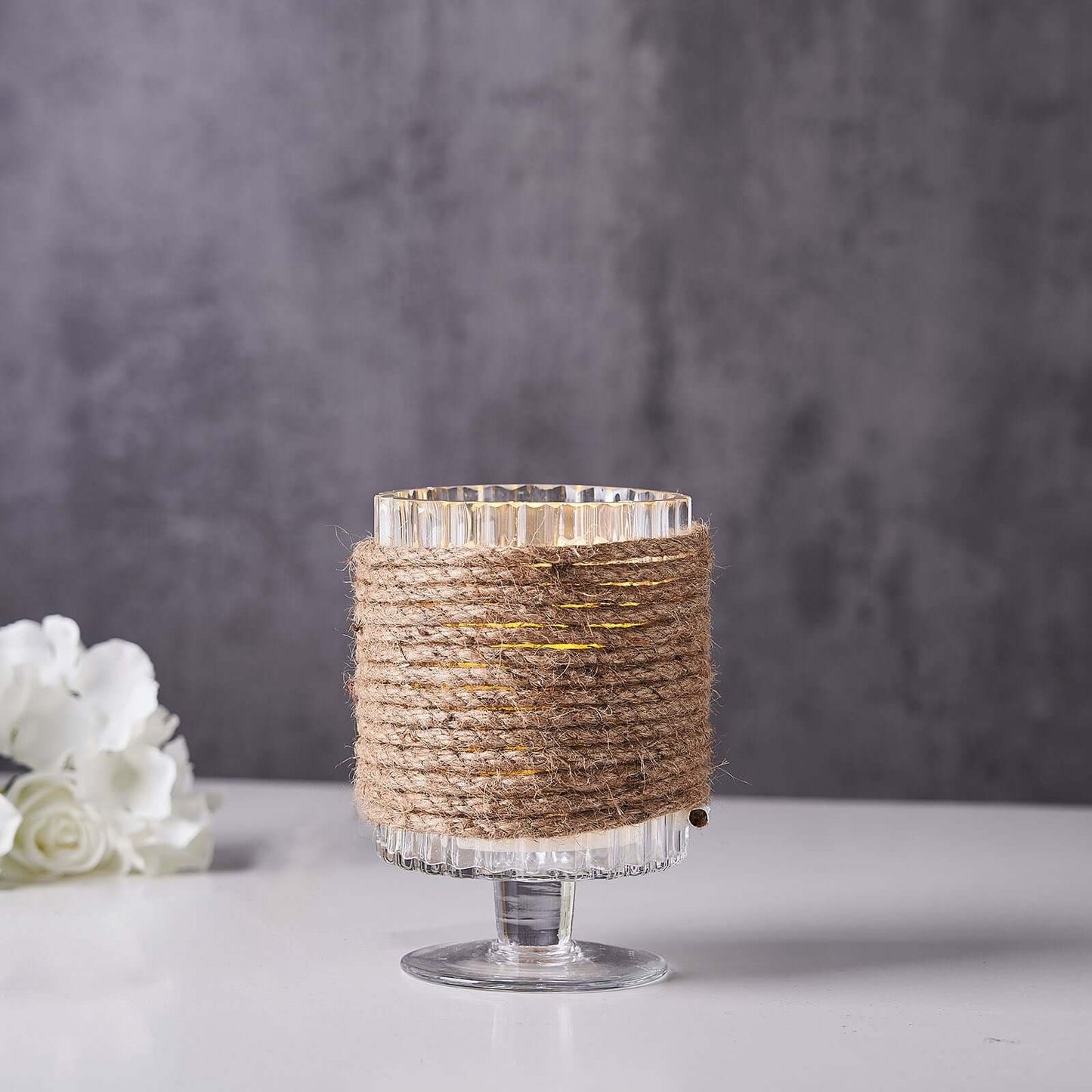 33ft 8mm Natural Jute Rope Twine String, DIY Craft Rope