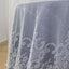 Lace 120" Round Tablecloth Ivory - Seamless Premium Design for Upscale Celebrations