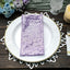 Sequin 20"x20" Napkin Lavender Lilac - Shimmering Dinner Napkin