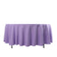 Premium Polyester 108" Round Tablecloth Lavender Lilac - Wrinkle-Resistant 220GSM Table Cover